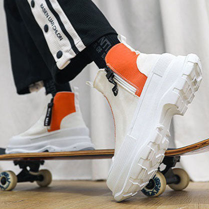 Bicolor Platform Shoes