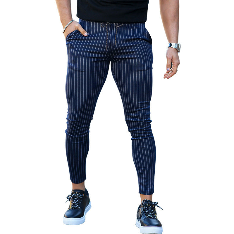 Aule Slim Stripe Casual Pants