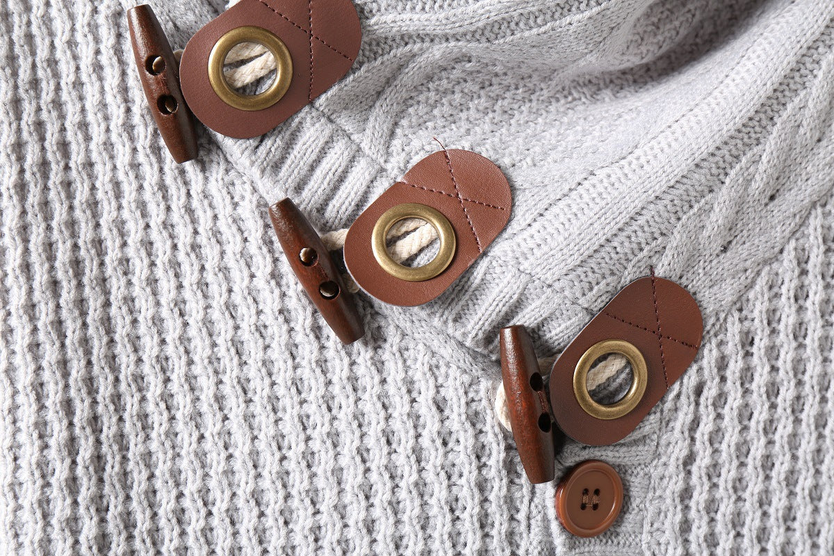 Aule Buckle Turtleneck Sweater