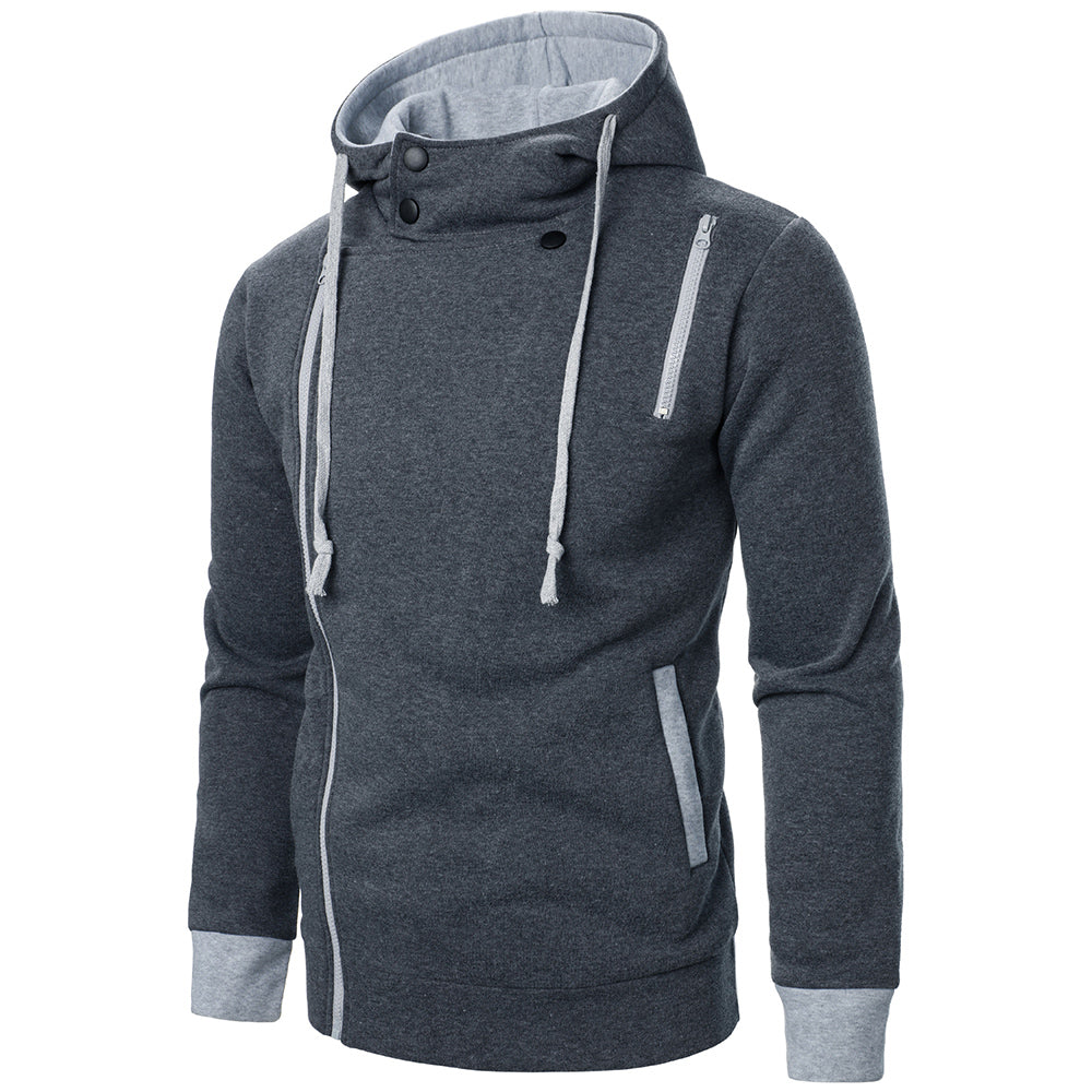 Aule Side Zipper Streetwear Hoodie