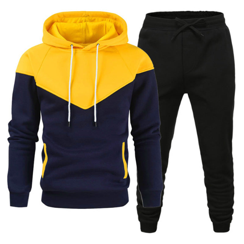 Aule Color Block Hoodie Set