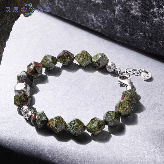 Aule Dragon Blood Jasper Bracelet