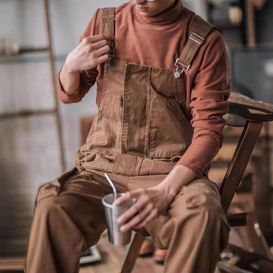 Aule Loose Multi Pockets Overalls