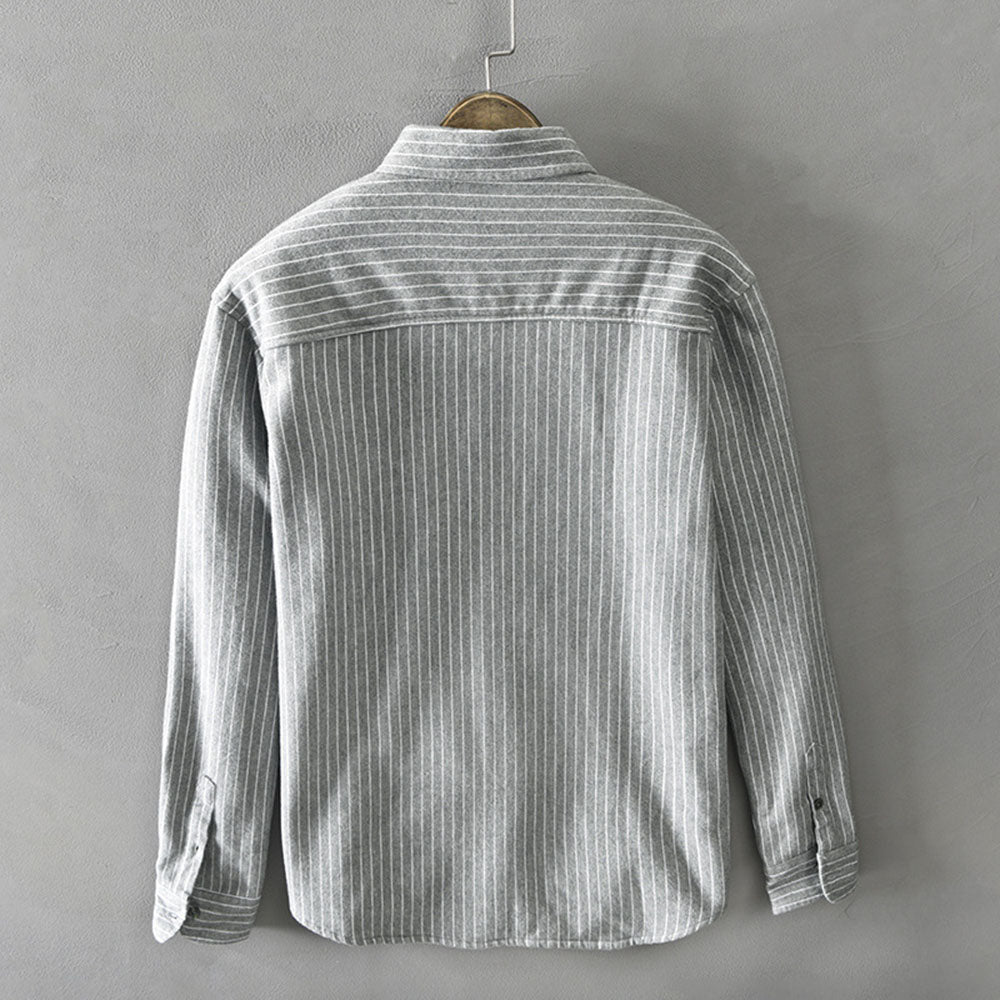 Aule Stripe Fleece Overshirt