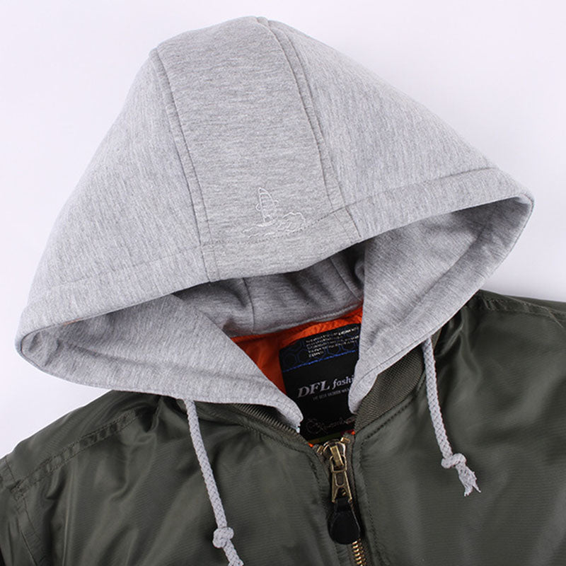 Aule Hooded Bomber Jacket
