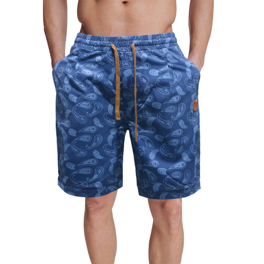 Aule Paisley Drawstring Shorts