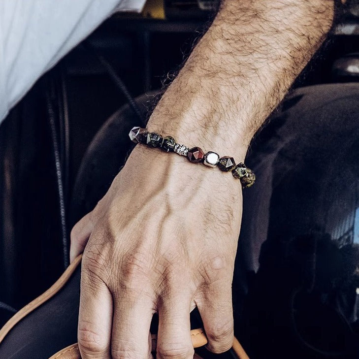 Aule Dragon Blood Jasper Bracelet