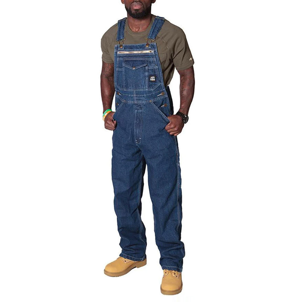 Aule Big Pockets Denim Overalls