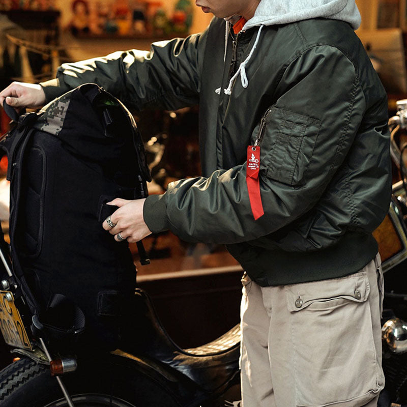 Aule Hooded Bomber Jacket