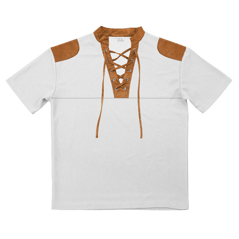 Aule Lace Up Tee Set