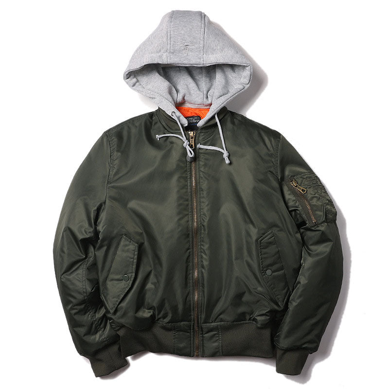 Aule Hooded Bomber Jacket