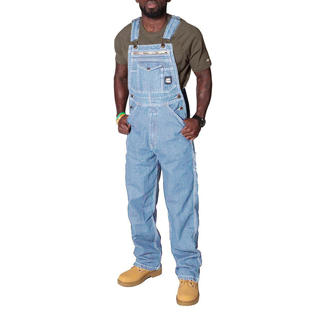 Aule Big Pockets Denim Overalls