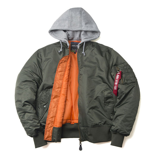 Aule Hooded Bomber Jacket
