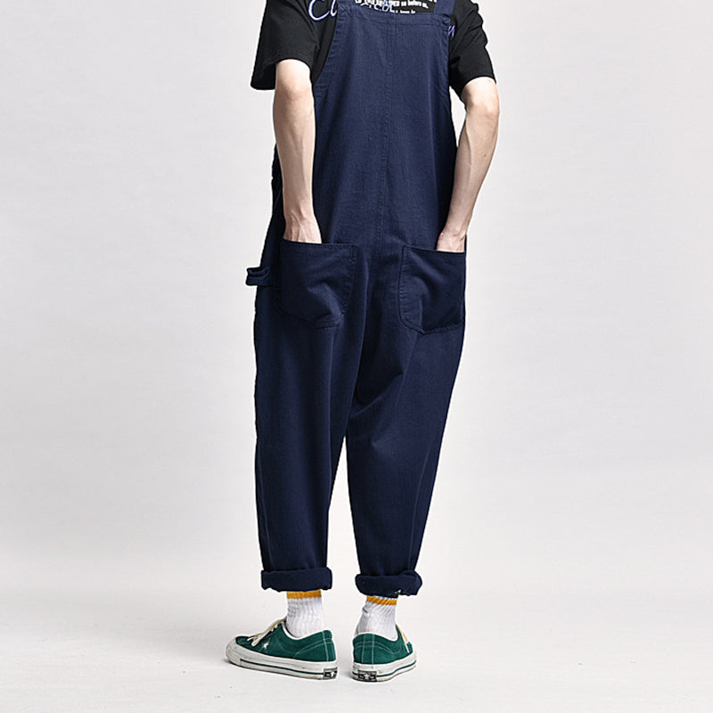 Aule Plaid Cotton Overalls