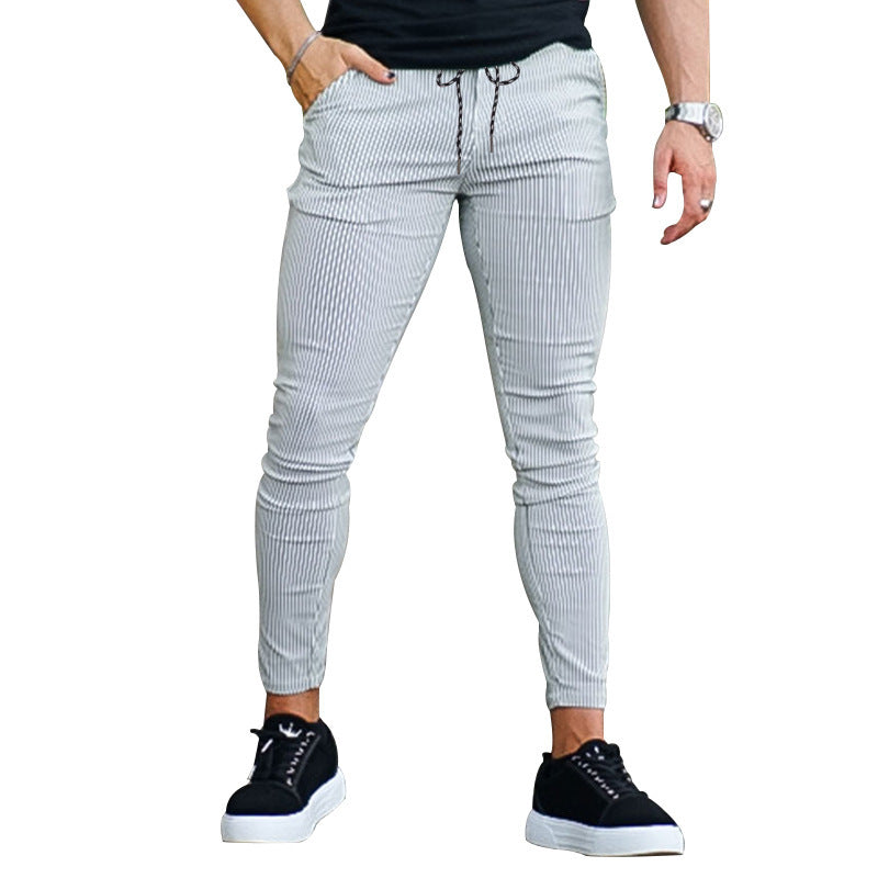 Aule Slim Stripe Casual Pants