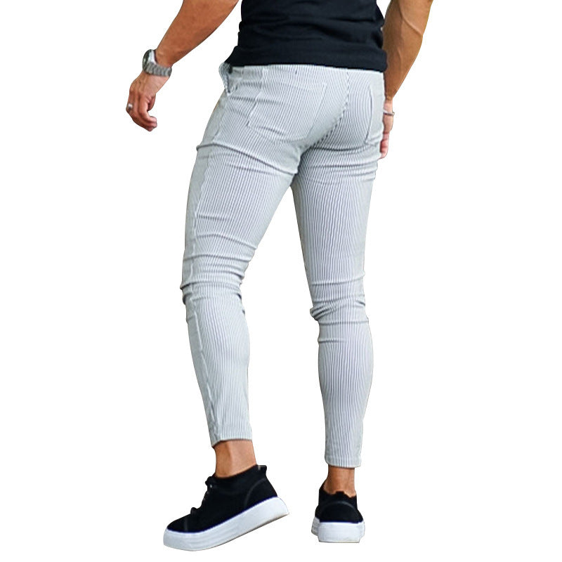 Aule Slim Stripe Casual Pants
