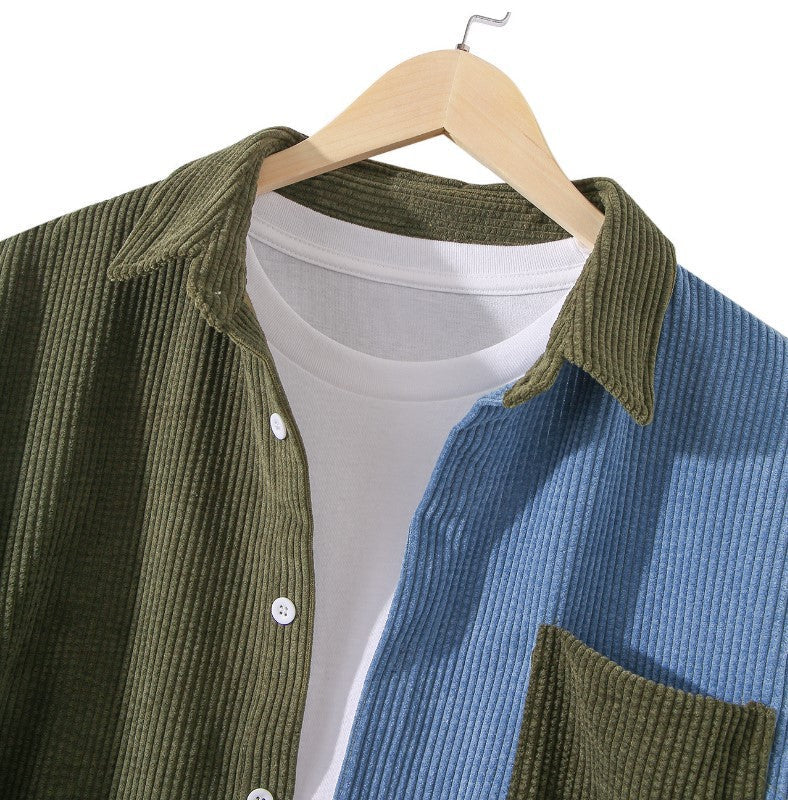 Aule Block Corduroy Shirt