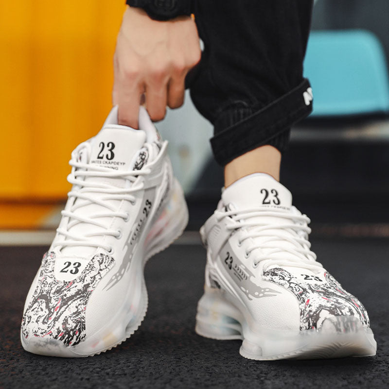 Aule Letter Patchwork Sneakers