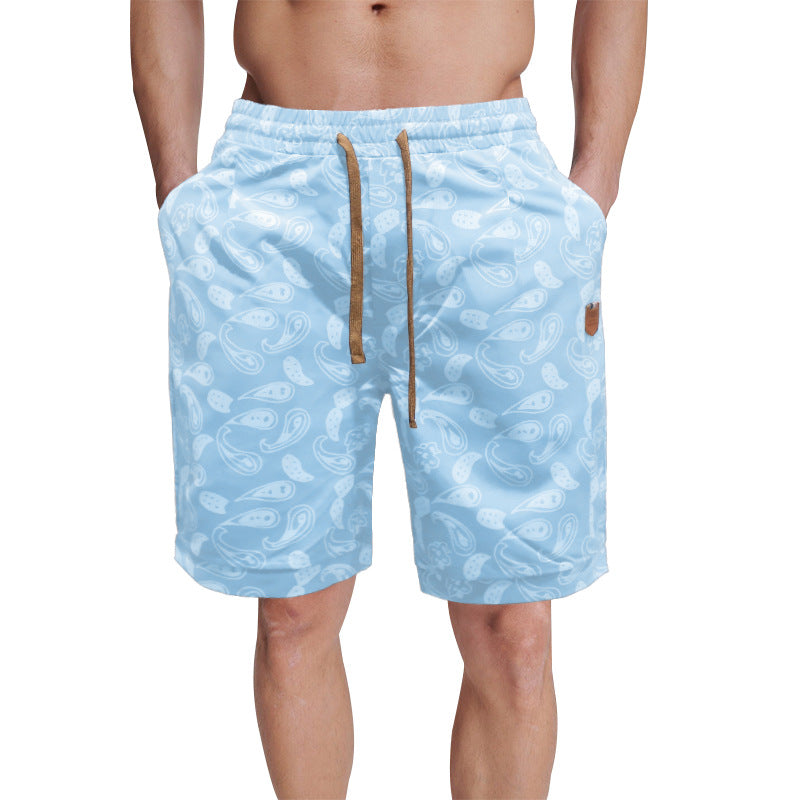 Aule Paisley Drawstring Shorts