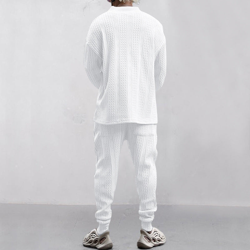 Aule Cable Knit Sweater Set