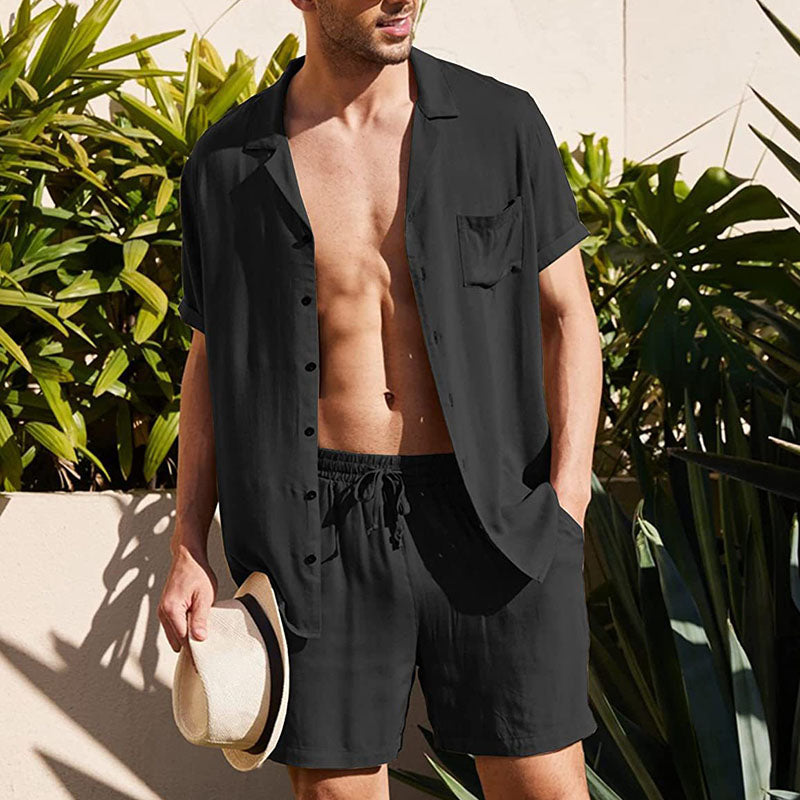 Aule Linen Two-piece Set