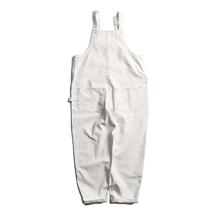 Aule Plaid Cotton Overalls