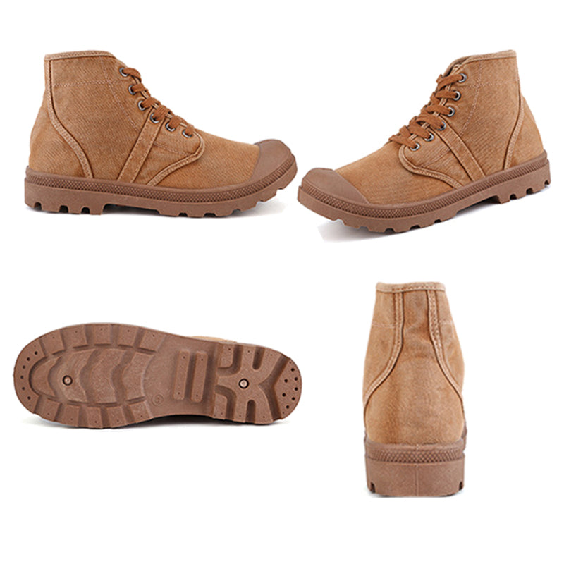 Aule Canvas Ankle Boots