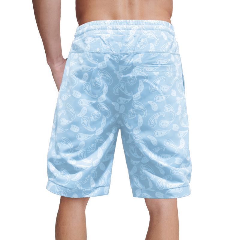 Aule Paisley Drawstring Shorts