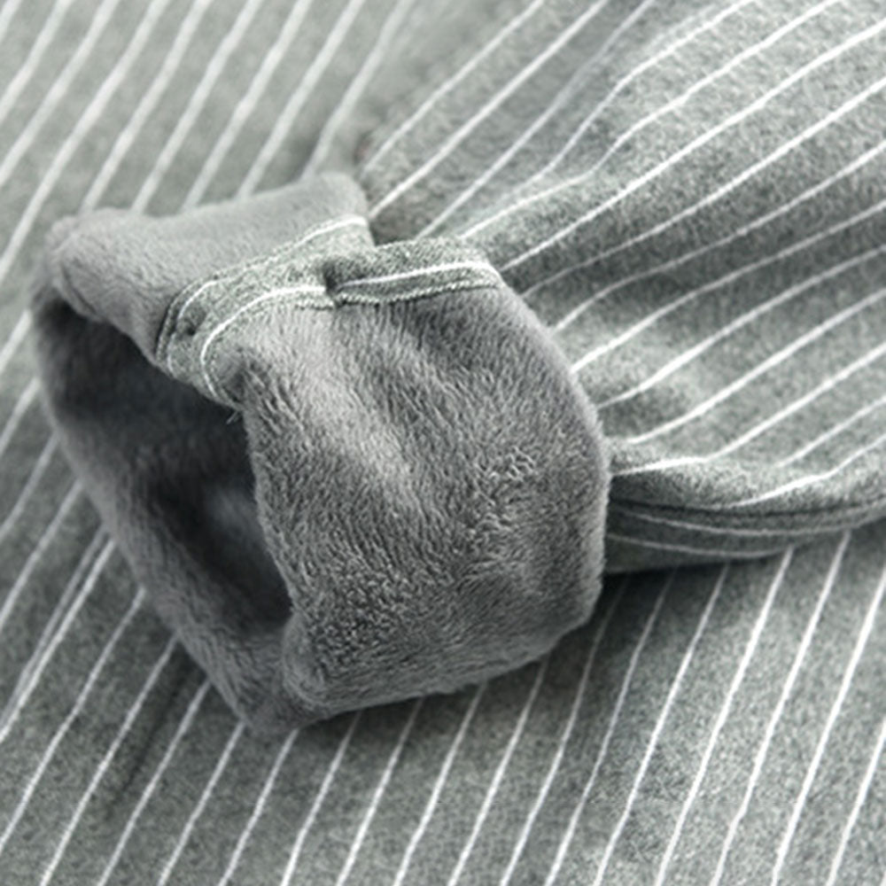 Aule Stripe Fleece Overshirt