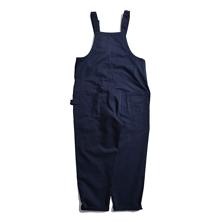 Aule Plaid Cotton Overalls