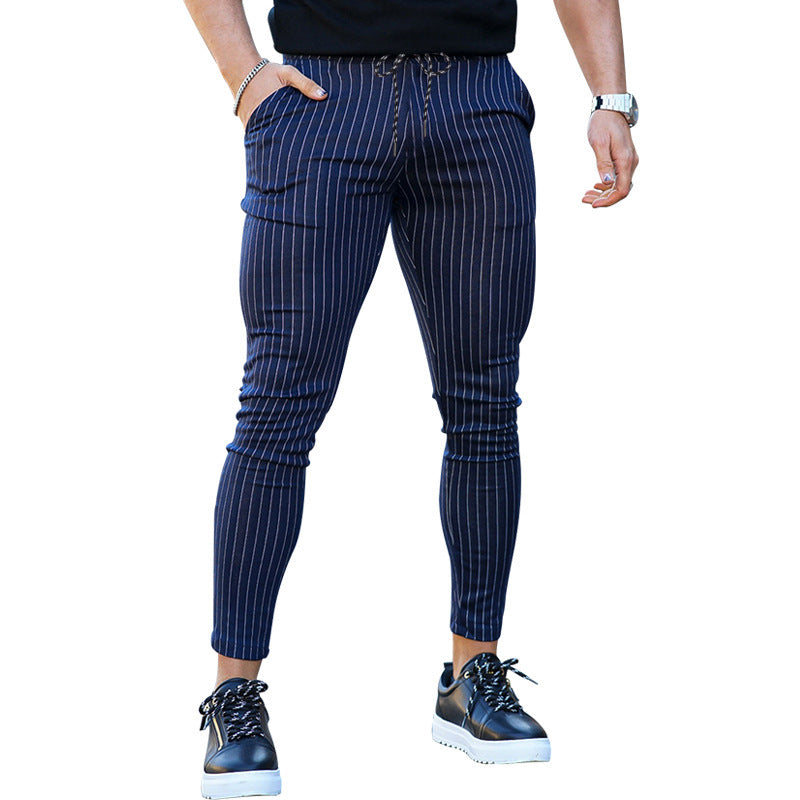 Aule Slim Stripe Casual Pants