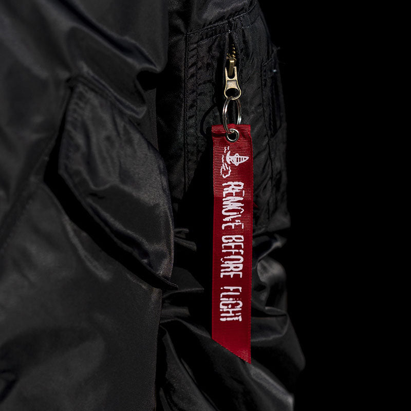 Aule Lapel Bomber Jacket