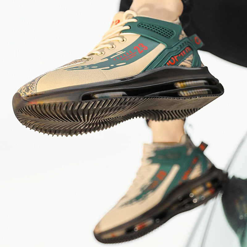 Aule Letter Patchwork Sneakers