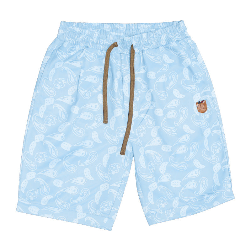 Aule Paisley Drawstring Shorts