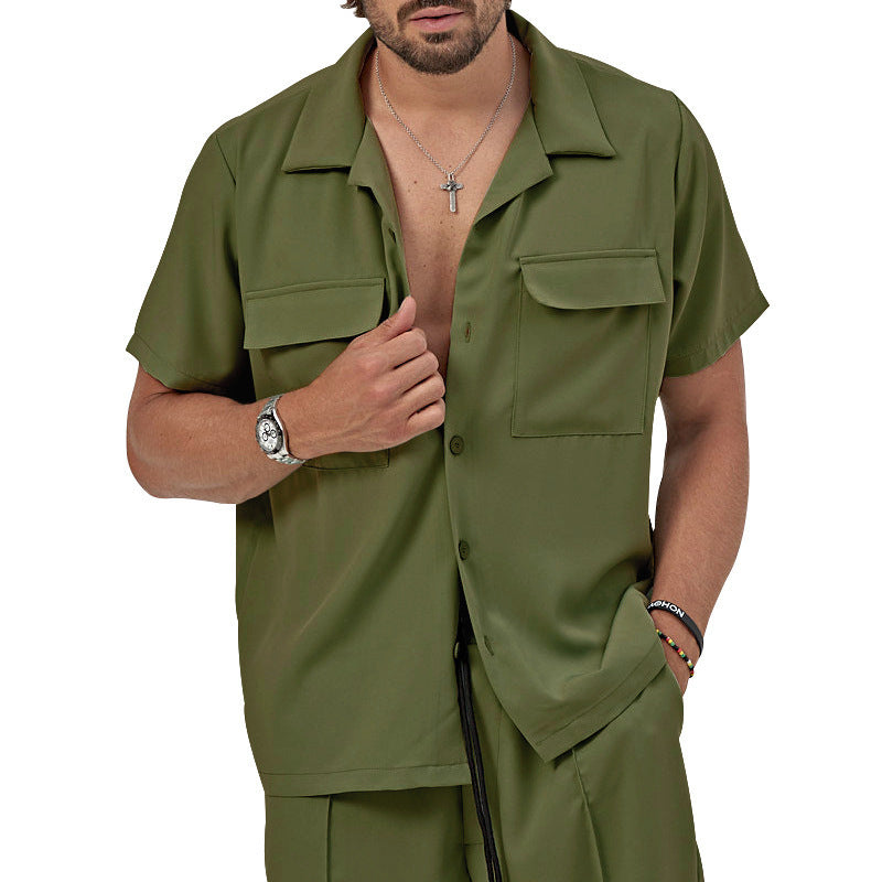 Aule Basic Shirt Shorts Set