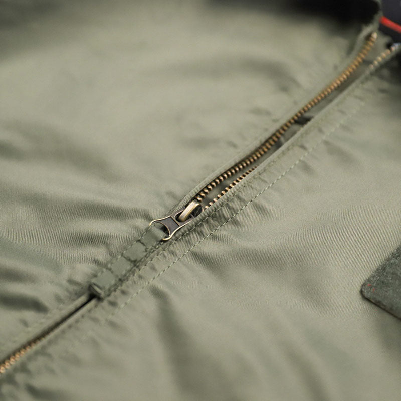 Aule Lapel Bomber Jacket