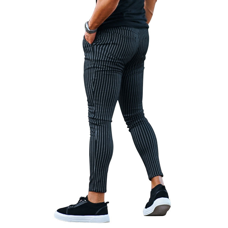 Aule Slim Stripe Casual Pants