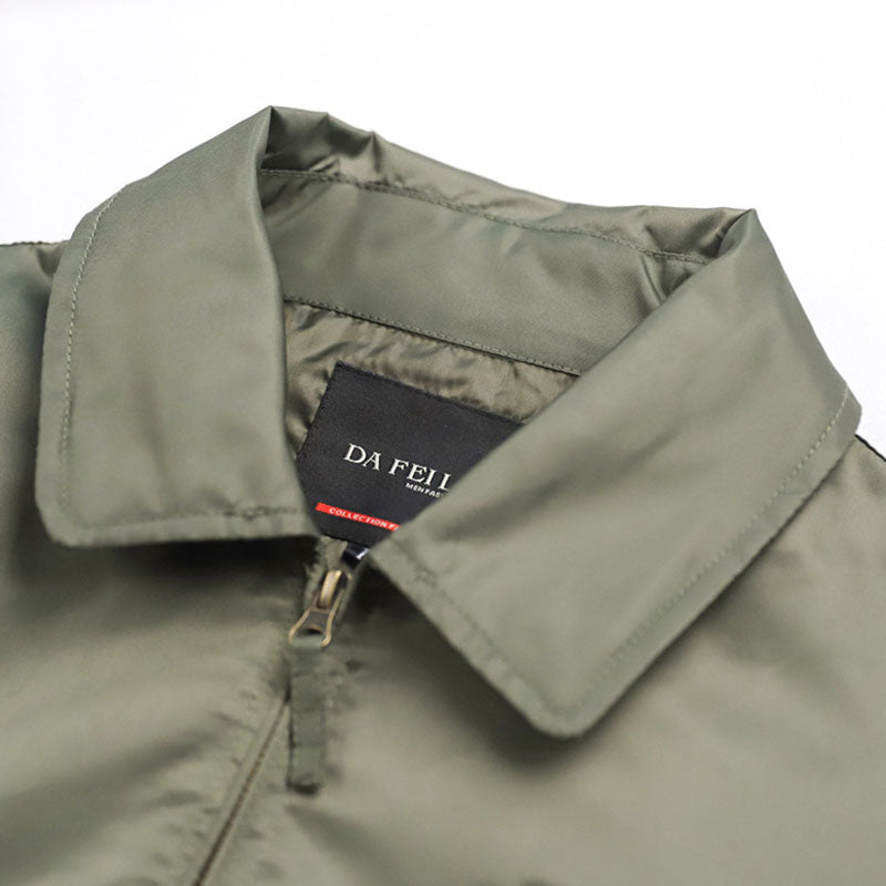 Aule Lapel Bomber Jacket