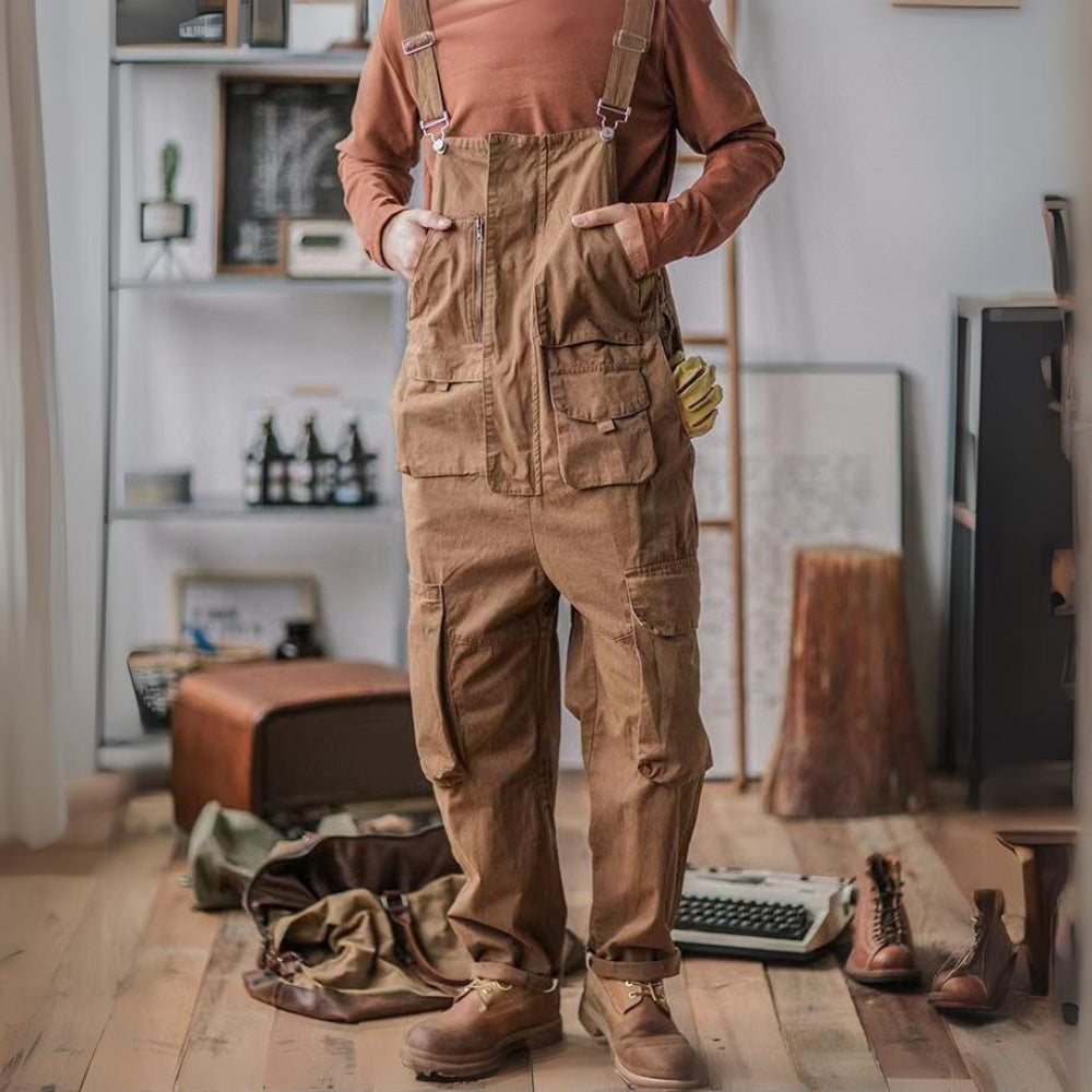 Aule Loose Multi Pockets Overalls