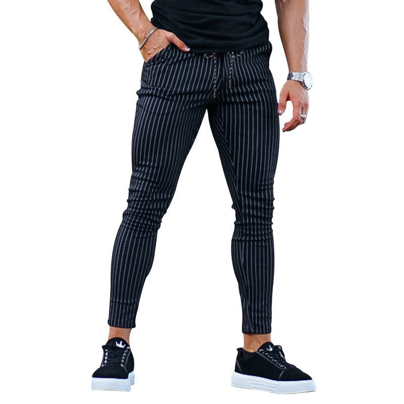 Aule Slim Stripe Casual Pants