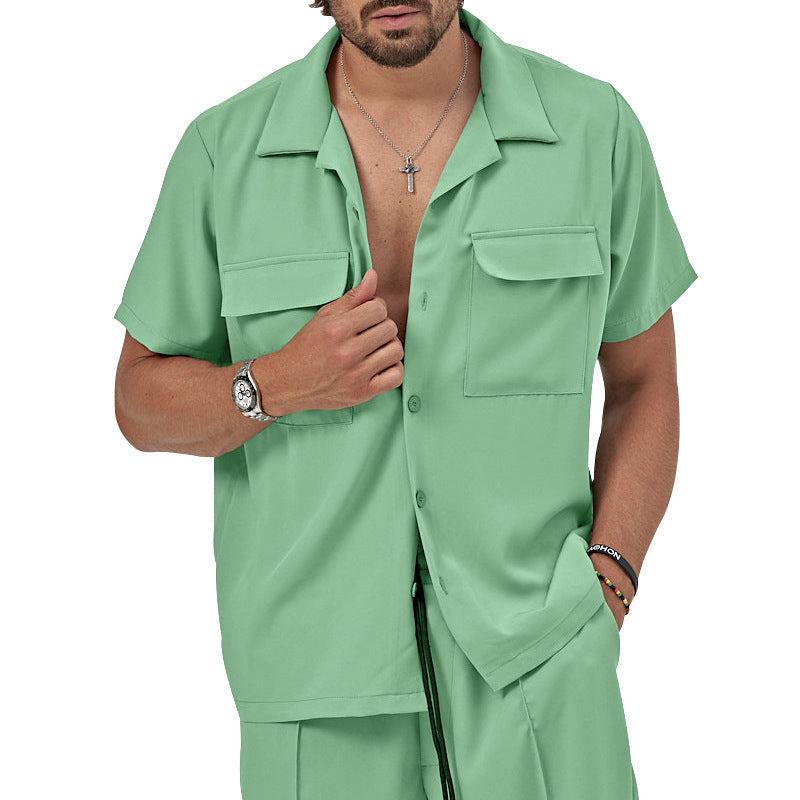 Aule Basic Shirt Shorts Set