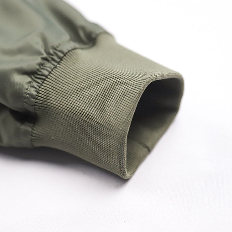 Aule Lapel Bomber Jacket