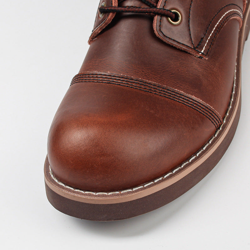 Aule Retro Leather Men Boots