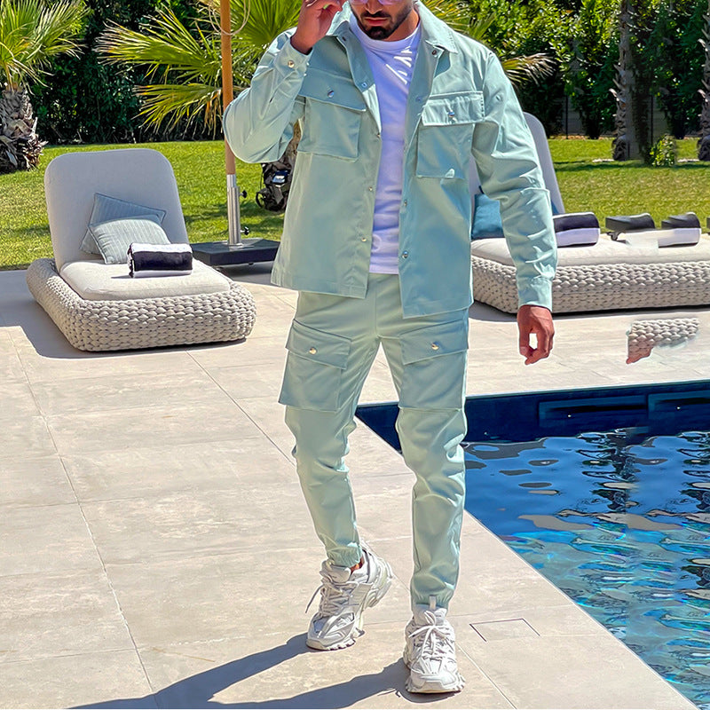 Aule Solid Jacket Set