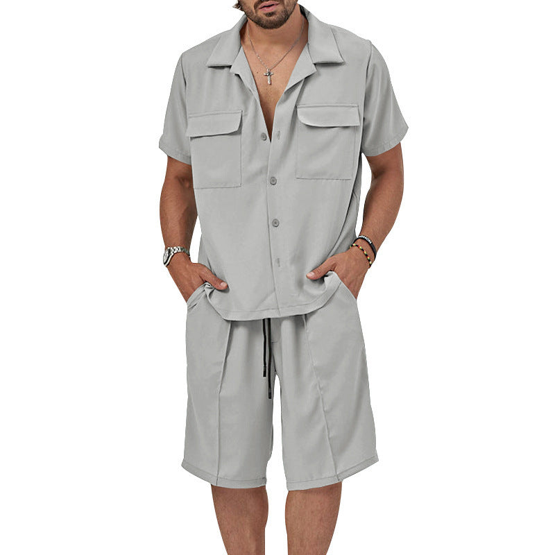 Aule Basic Shirt Shorts Set