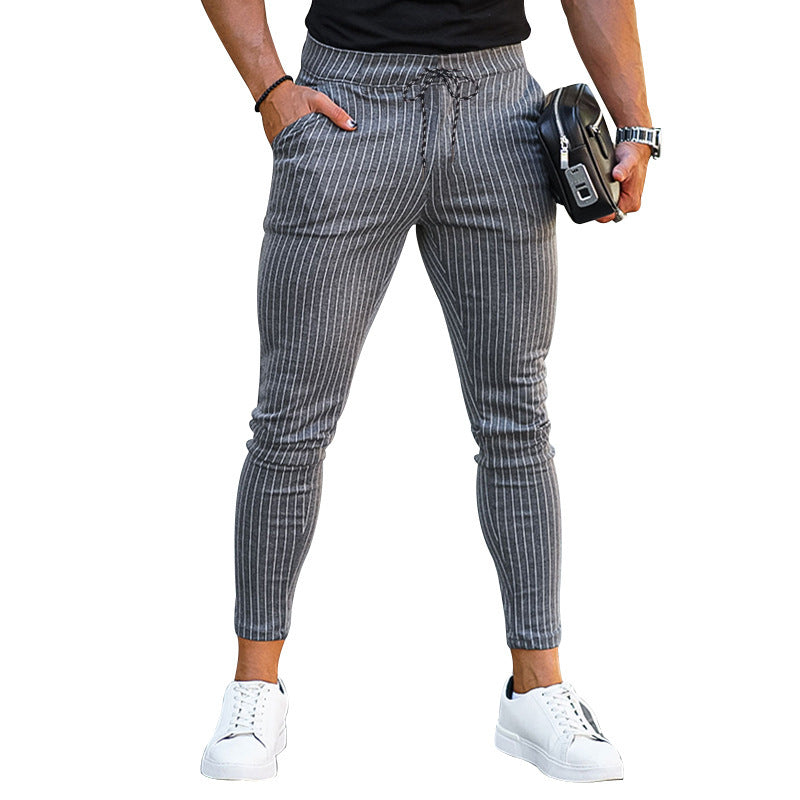 Aule Slim Stripe Casual Pants