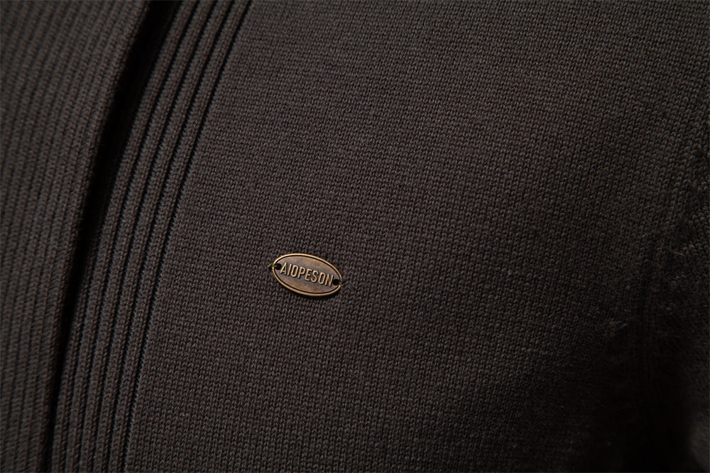 Aule Metal Logo Knit Cardigan