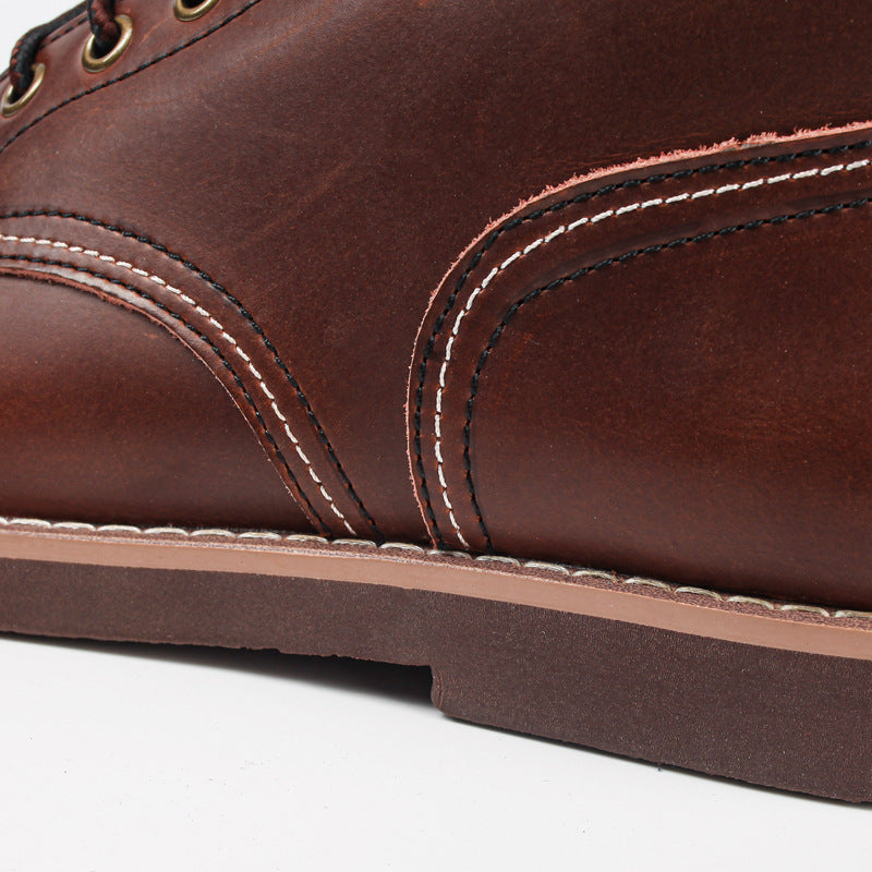 Aule Retro Leather Men Boots