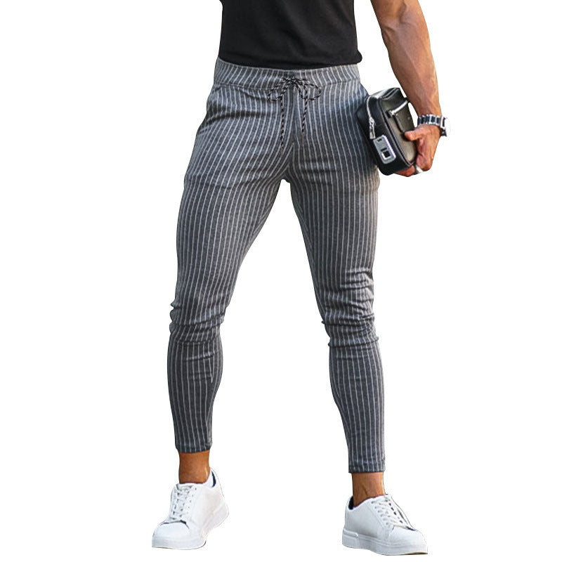 Aule Slim Stripe Casual Pants
