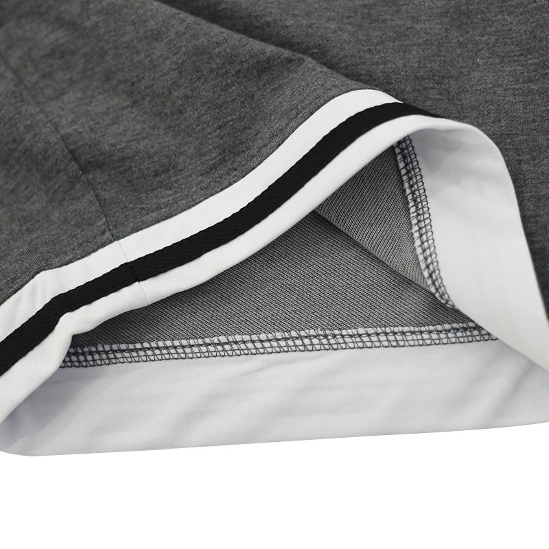 Aule Stripe Trim Tee Set